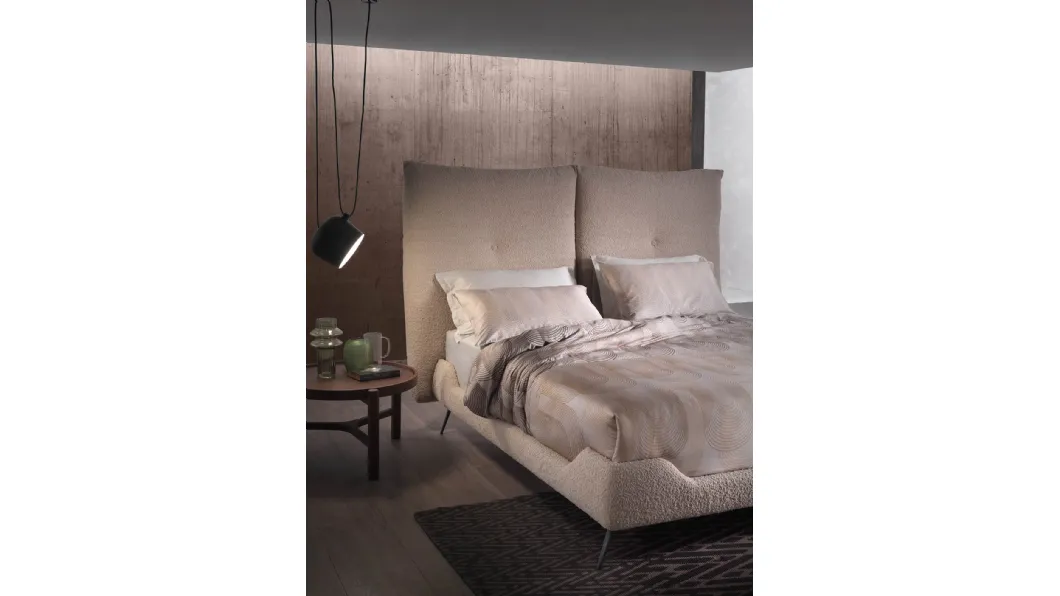 Letto in tessuto con testiera Designer Lift di Altrenotti