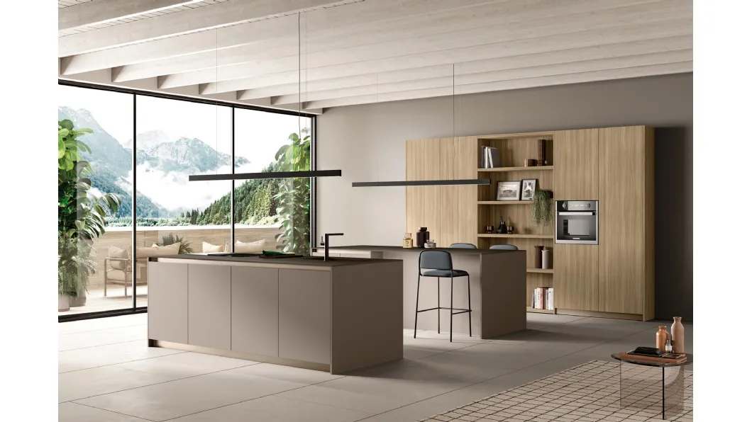 Cucina Moderna con doppia isola Angolo 37 di Colombini Casa Artec