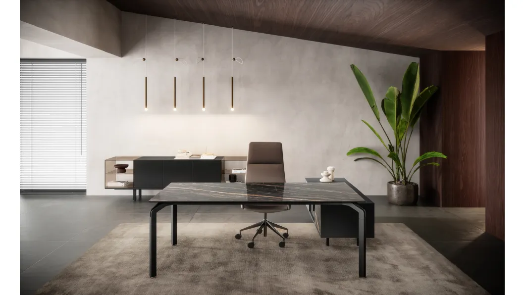 Scrivania Direzionale Yoga 2023 in Laminam di About Office