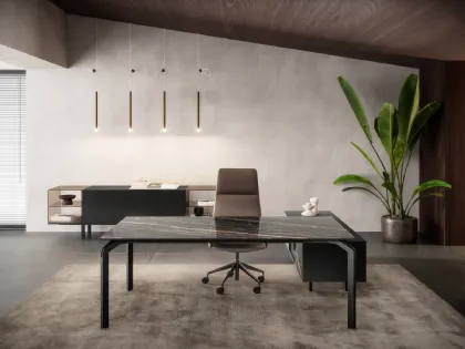 Scrivania Direzionale Yoga 2023 in Laminam di About Office